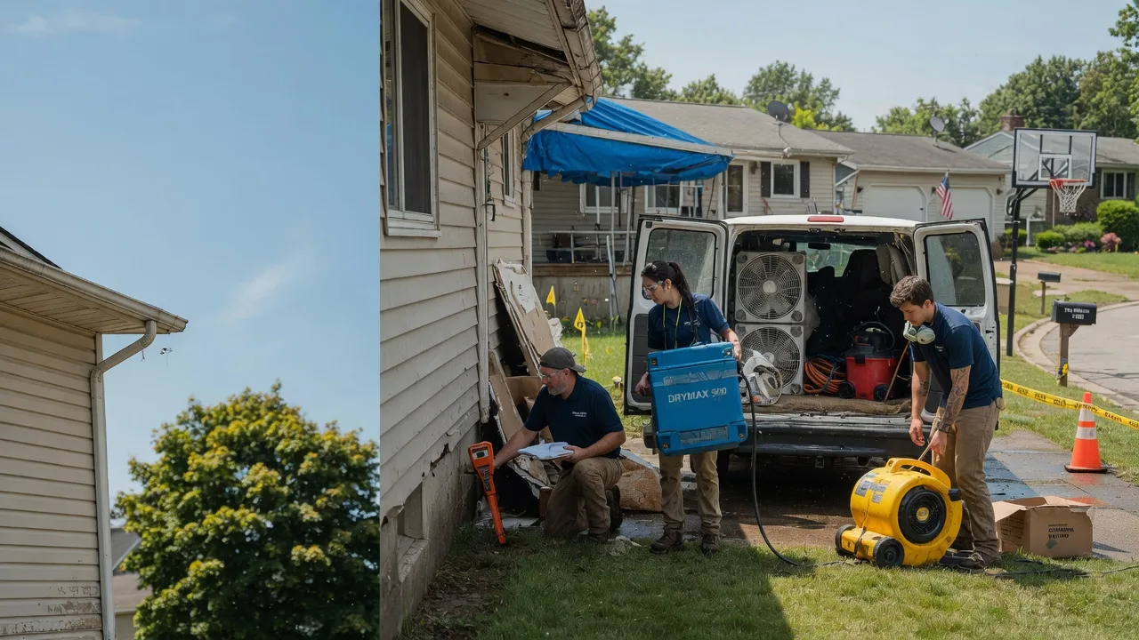 Ceiling Leak Cleanup in Danville, PA near me
